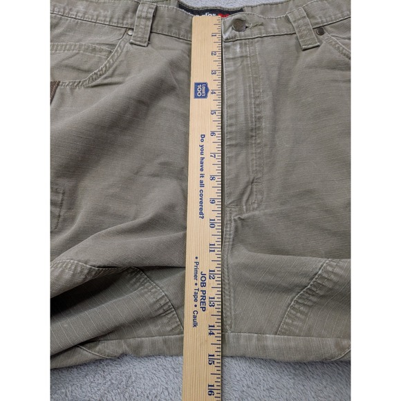 Wrangler Riggs Workwear Men's Size 38x36 Cargo Pants Brown Cotton Ripstop - Picture 8 of 16